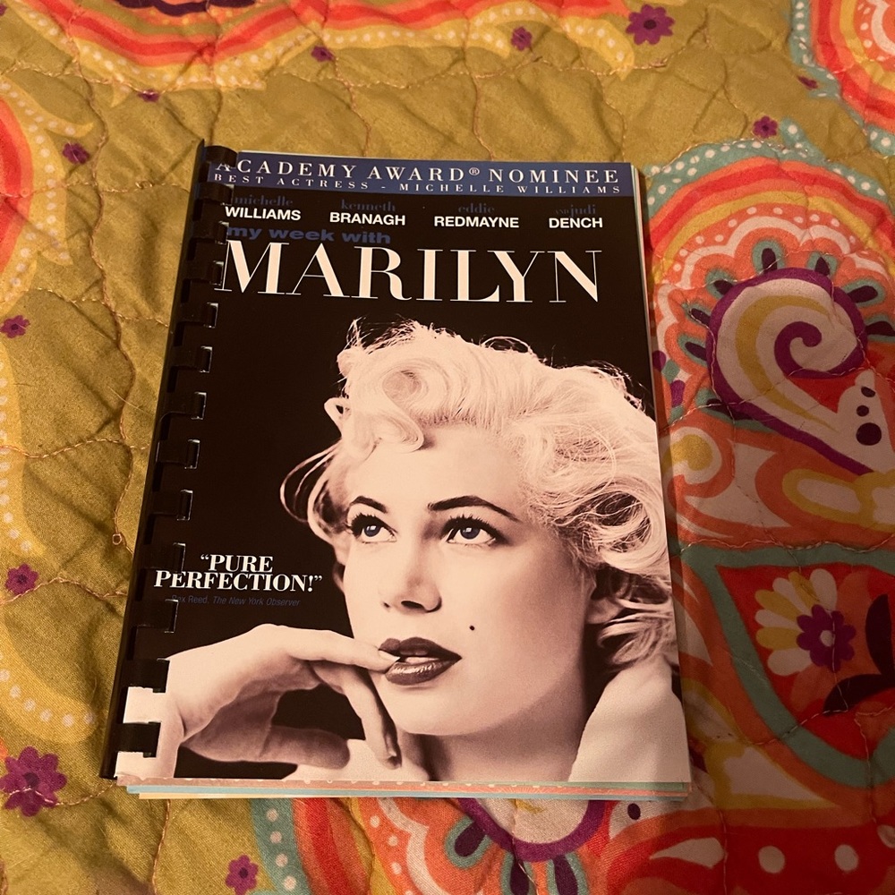 Marilyn the movie notebook